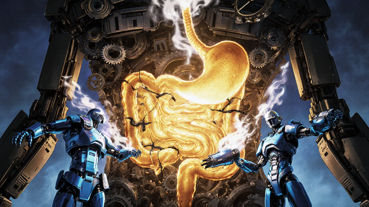 A mechanical digestive system with vonoprazan under patent shield as generic drugs break through.